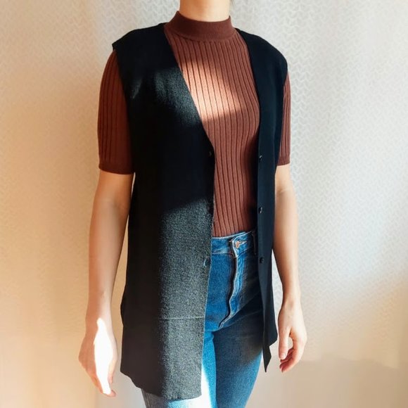 Diana Gallesi black sleeveless vest - Picture 3 of 16